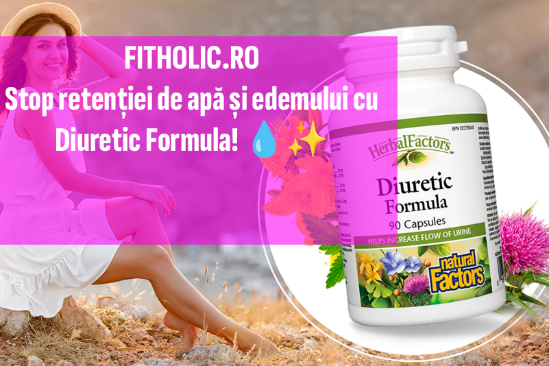 Stop retenției de apă și edemului cu Diuretic Formula! 💧✨
