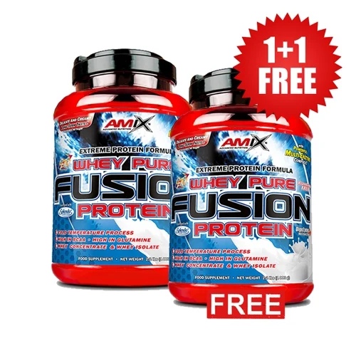 Amix Nutrition 1+1 FREE AMIX NUTRITION Whey Pure Fusion 1000 g