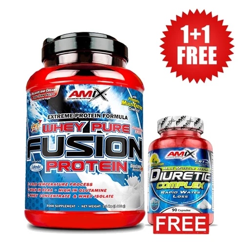 Amix Nutrition 1+1 FREE Amix Whey Pure Fision 1000g + Diuretic Complex