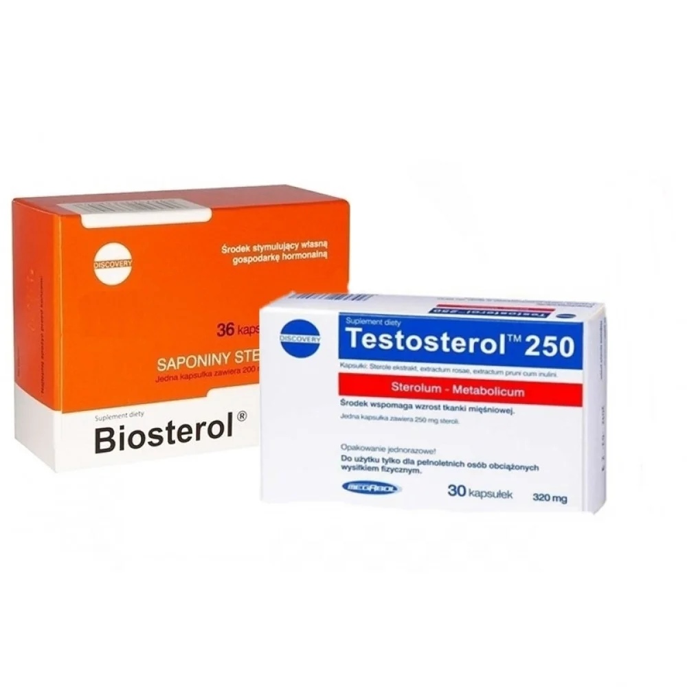 Megabol 1+1 MEGABOL BIOSTEROL 36 CAPS. + MEGABOL TESTOSTEROL 250 30 CAPS.