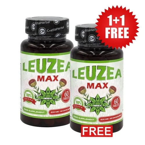 Cvetita Herbal 1+1 FREE Leuzea Max / 60 Tabs. + Tribulus 300 mg / 40 capsules