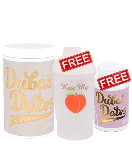 Dubai Dates Nutrition 1+2 FREE EAA 500 g + Multivitamin 120 caps + Kiss My Shaker