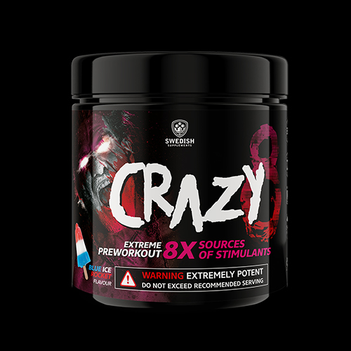 SWEDISH Supplements Crazy 8 / Extreme Pre-Workout 260 g / 26 Doses