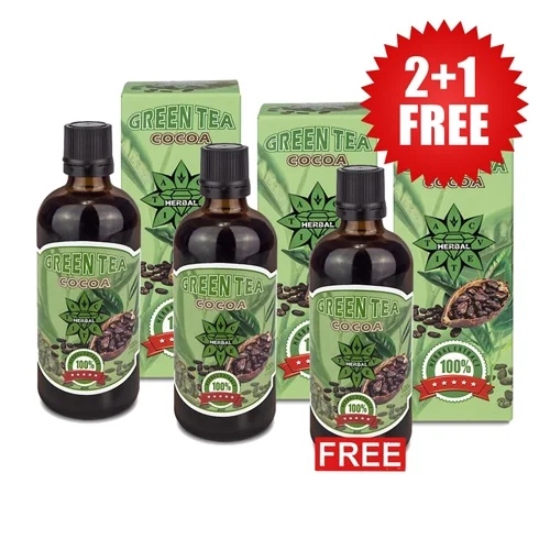 Cvetita Herbal 2+1 FREE Green Tea with Cocoa 100 ml