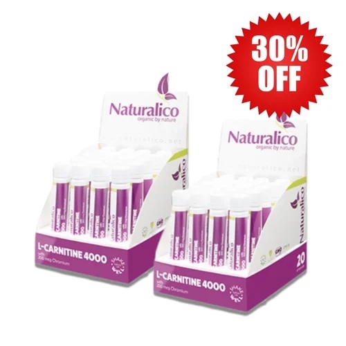 Promo Stack Naturalico 2X L-Carnitine Liquid 4000 20x25 ml 30% OFF