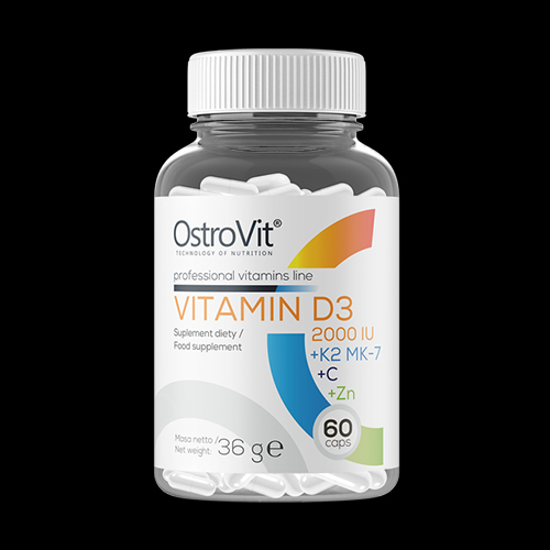 OstroVit VITAMIN D3 2000 + K2 + VITAMIN C + ZINC