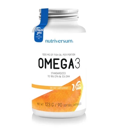 Nutriversum Omega 3 Fish Oil - 90 softgels / 90 servs