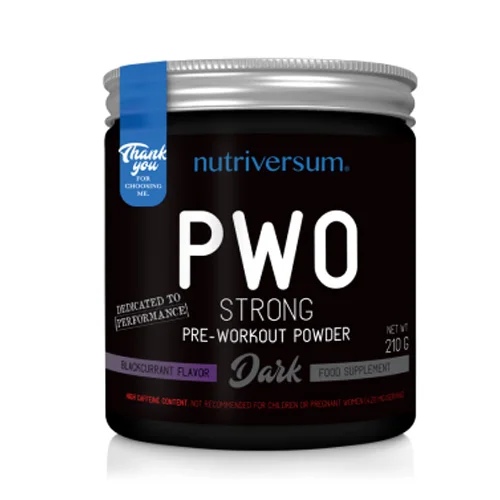 Nutriversum PWO Strong | Pre-Workout - 210 gr / 21 servs