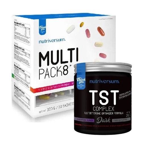 Nutriversum Multi Pack 8 30 PACKS + TST Complex 210 Gr.