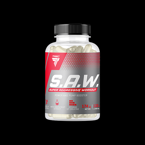 Trec Nutrition S.A.W. Caps | Super Aggressive Pre-Workout