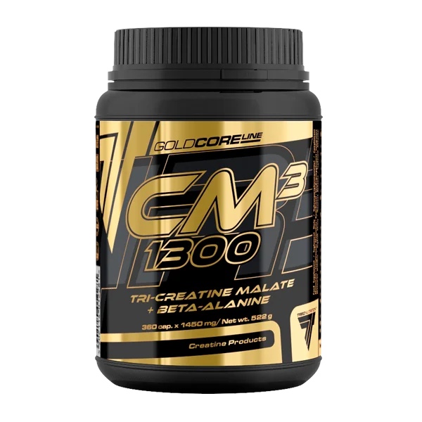 Trec Nutrition Gold Core CM3 1300 | Tri-Creatine Malate 360 Caps