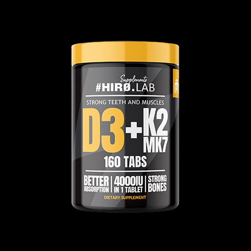 Hiro.lab Vitamin D3 4000 + K2 MK7 100 mcg