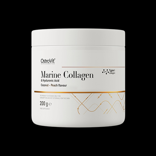 OstroVit Marine Collagen & Hyaluronic Acid Powder | with Vitamin C