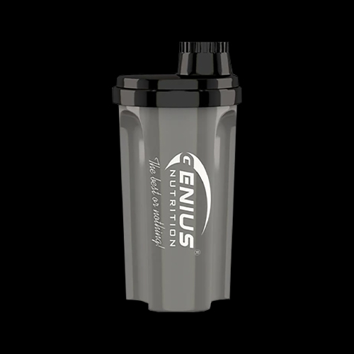 Genius Nutrition Shaker Black & Gray