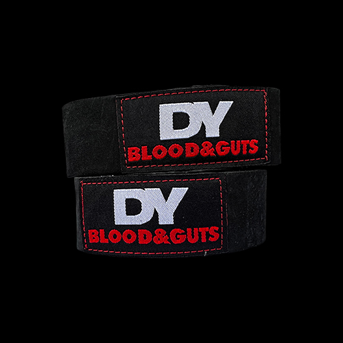 Dorian Yates Nutrition DY Blood & Guts Lifting Straps | Leather