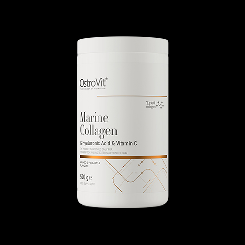 OstroVit Marine Collagen & Hyaluronic Acid Powder | with Vitamin C