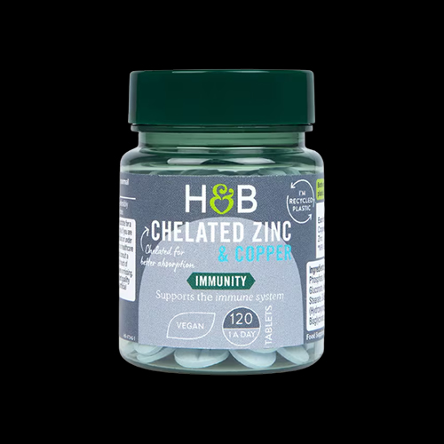 Holland And Barrett Chelated Zinc & Copper 15 mg