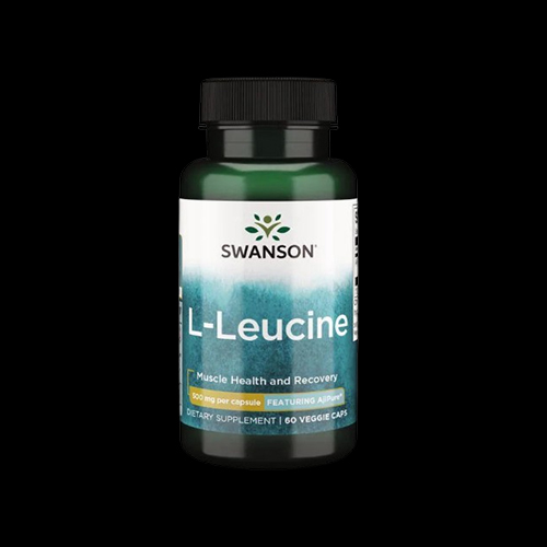 Swanson AjiPure L-Leucine, Pharmaceutical Grade 500 mg