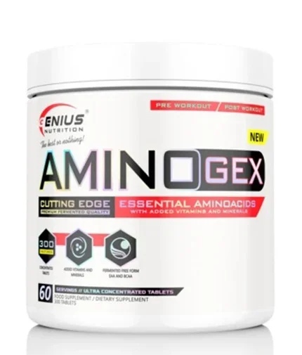 Genius Nutrition AMINOGEX / 60 Servings / 300 Tabs