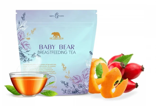 The Green Bear BABY BEAR BREASTFEEDING TEA 160 g / 50 doses