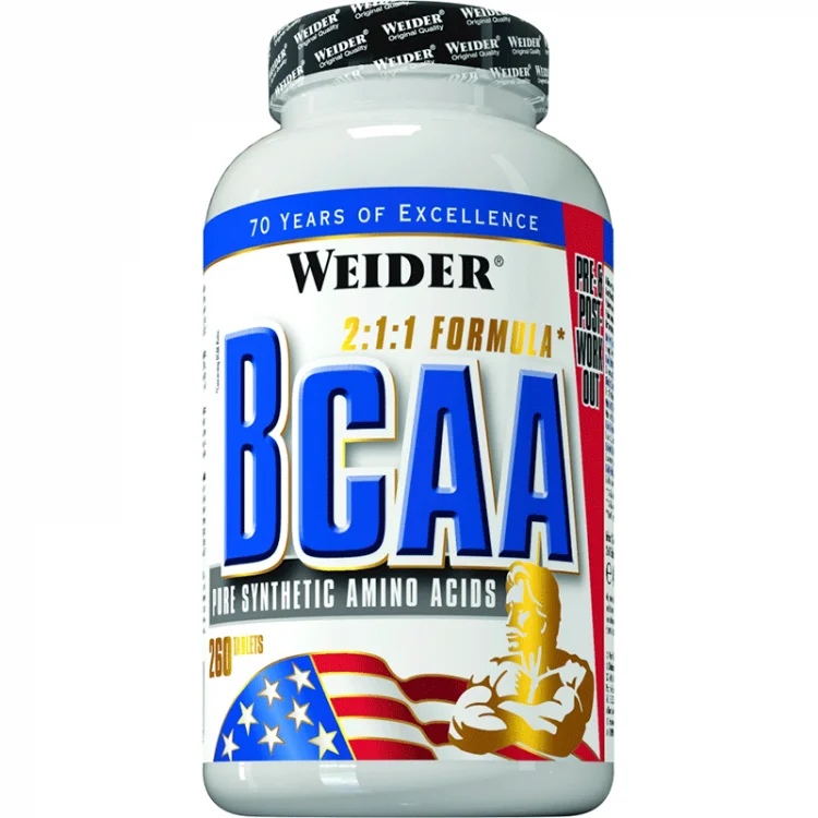 Weider BCAA 1000 mg - 260 tablets