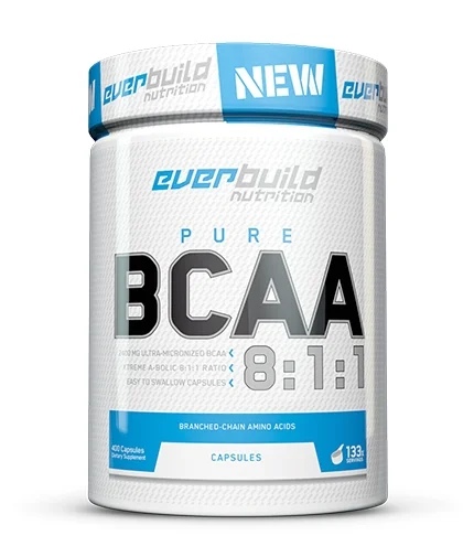 Everbuild BCAA 8:1:1 800 mg / 400 caps.