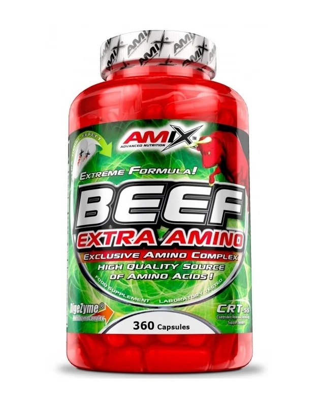 Amix Nutrition Beef Extra Amino / 360 capsules