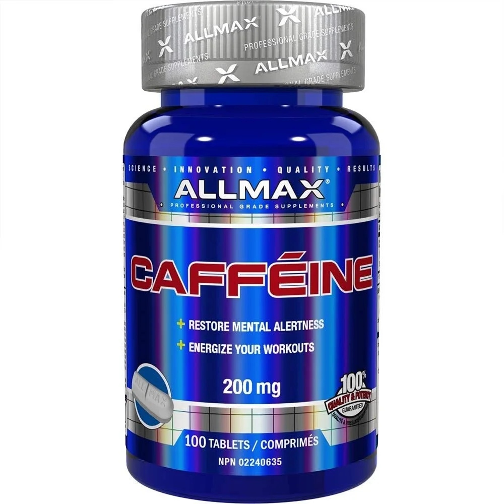 Allmax nutrition Caffeine 200 mg. / 100 Tabs.