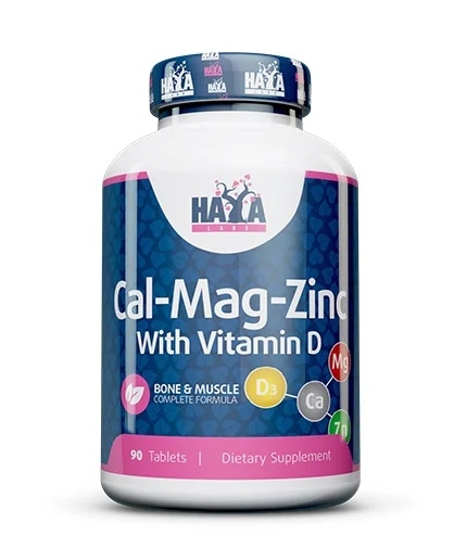 Haya Labs Calcium Magnesium & Zinc with Vitamin D / 90 tablets