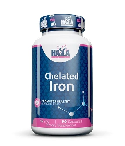 Haya Labs Chelated Iron 15 mg / 90 capsules