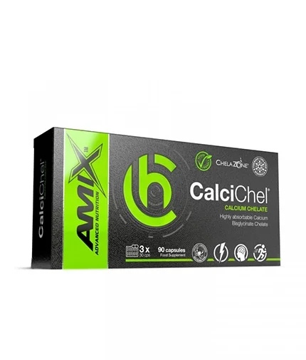 Amix Nutrition ChelaZone® CalciChel® Calcium Bisglycinate Chelate / 90 capsules