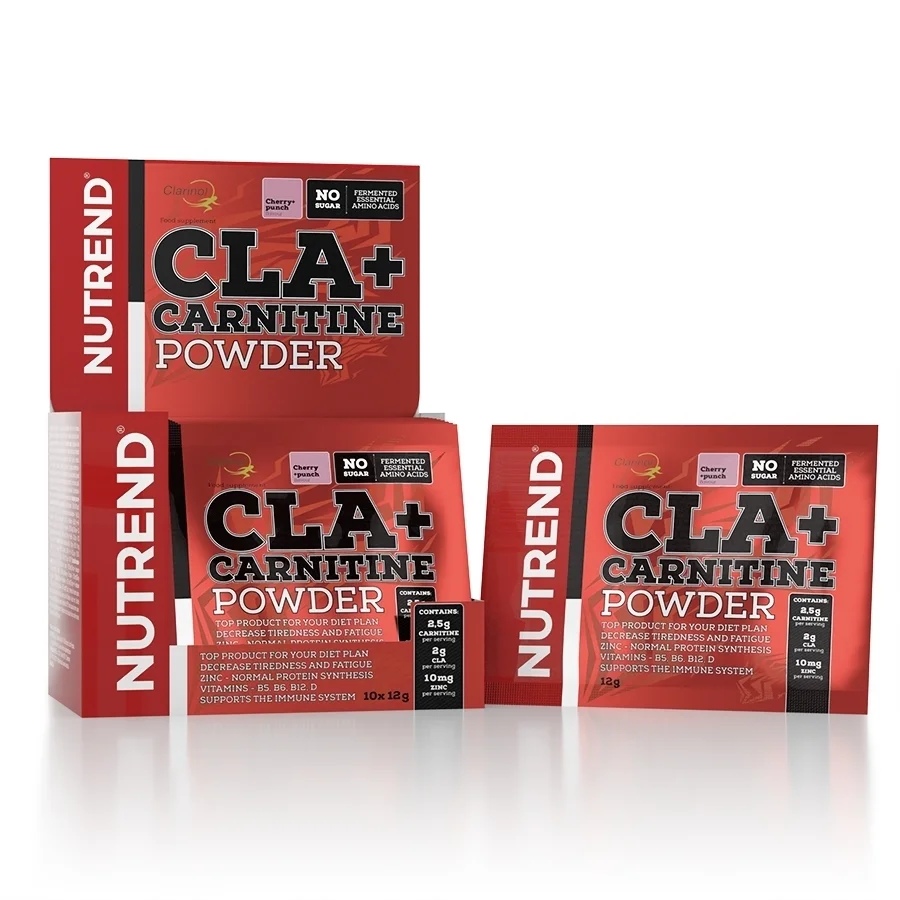 Nutrend CLA + carnitine powder 10x12 g