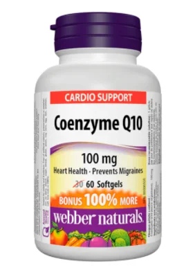 Webber Naturals Coenzyme Q10 / Coenzyme Q10