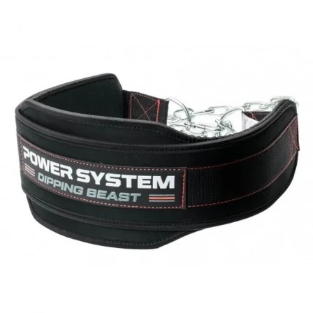 Power System DIPPING BEAST BELT RED - WEIGHT LIFTING BELT