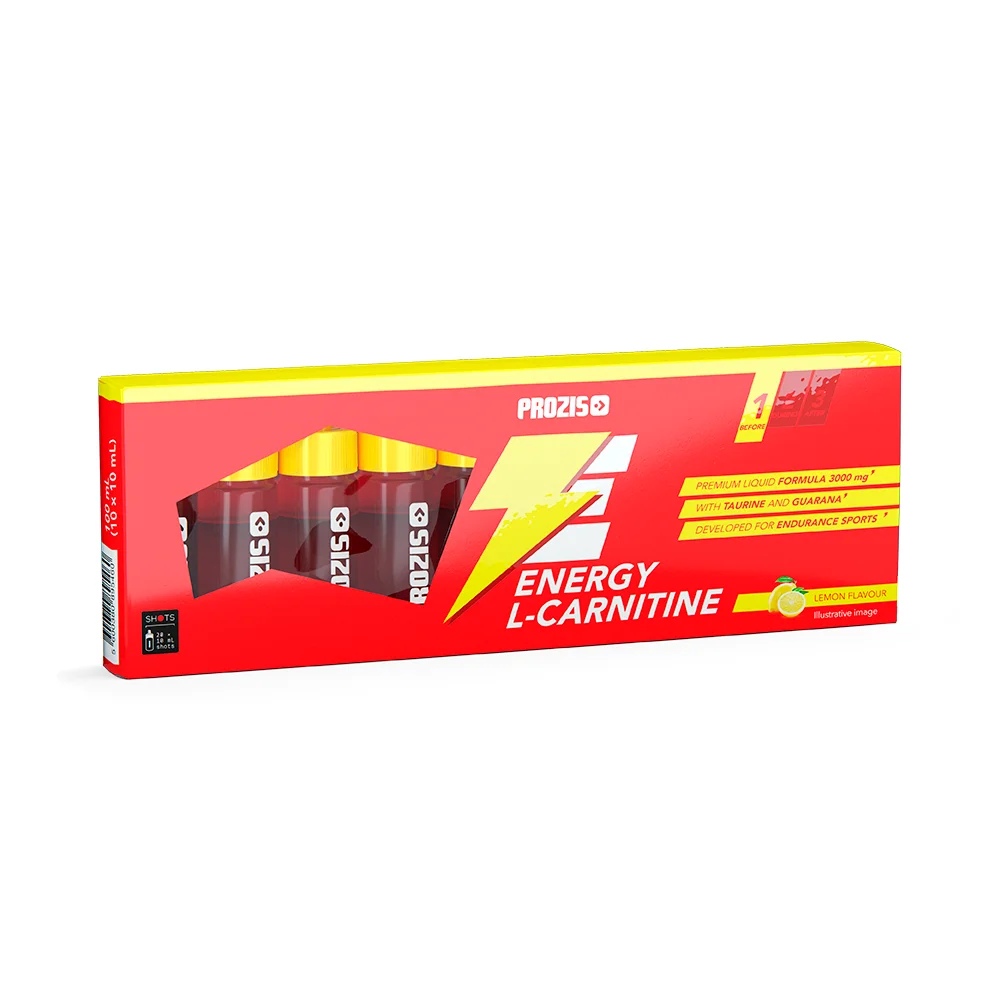 Prozis Sport Energy Carnitine 3000 + Guarana &amp; Taurine 10 ampoules