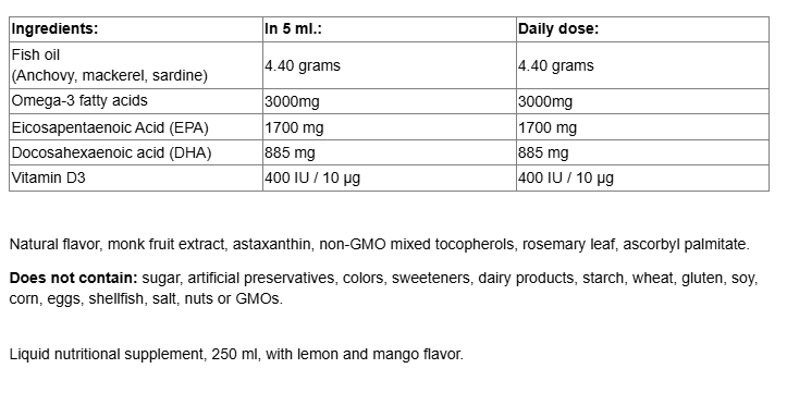 Natural Factors Sea-Licious® Omega-3 High EPA + Vitamin D3-fisa nutrițională