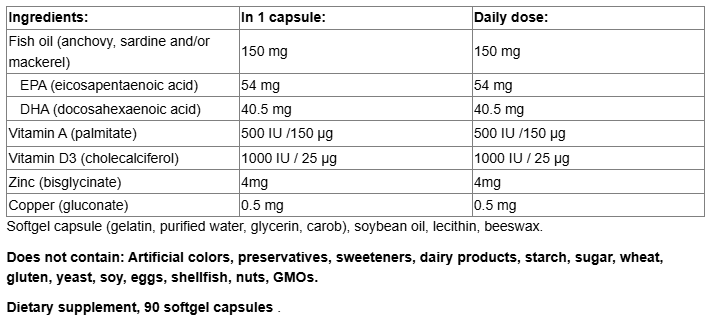 Natural Factors Super Immune Formula-fisa nutrițională