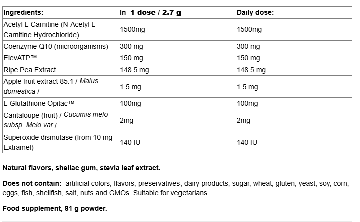 Natural Factors Regenerlife Cellular Energy and Anti-Aging Care-fisa nutrițională