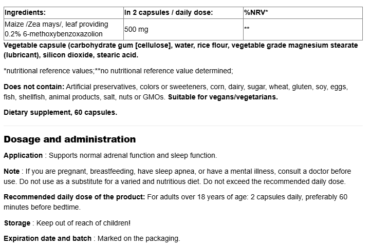 Natural Factors Peaceful Zzz | Melatonin Free-fisa nutrițională