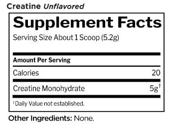 Rule One Creatine | 100 Micronized-fisa nutrițională