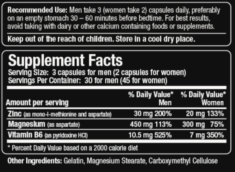 Allmax nutrition ZMX 2-factsheets