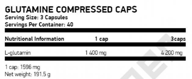 Nutrend Glutamine Compressed-factsheets