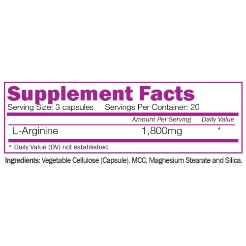 Naturalico L-Arginine MAX-factsheets