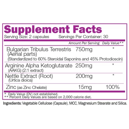 Naturalico Tribuzan with Bulgarian Tribulus-factsheets