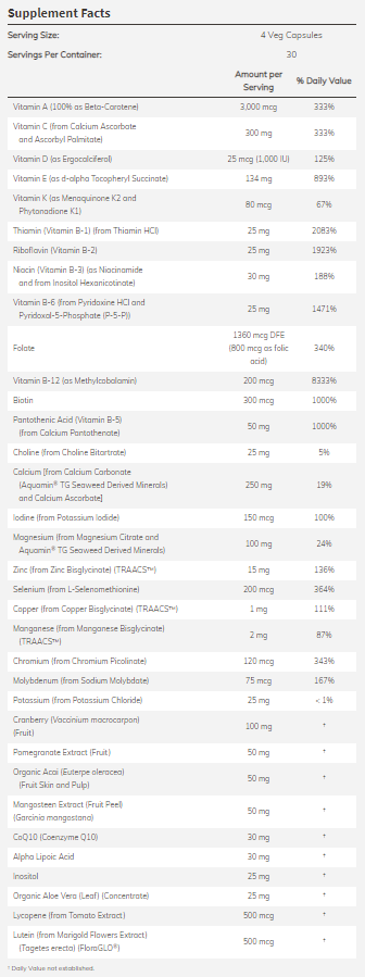 NOW Eve Womens Multiple Vitamin-factsheets