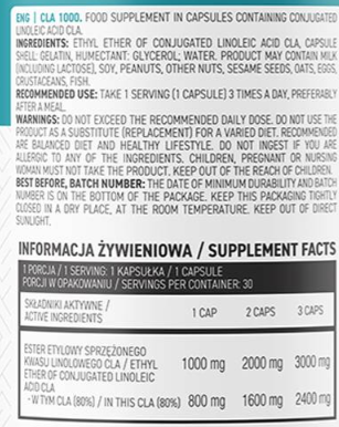 OstroVit CLA 1000-factsheets