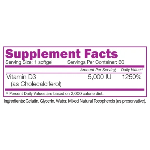 Naturalico VITAMIN D-3 HIGH POTENCY-factsheets