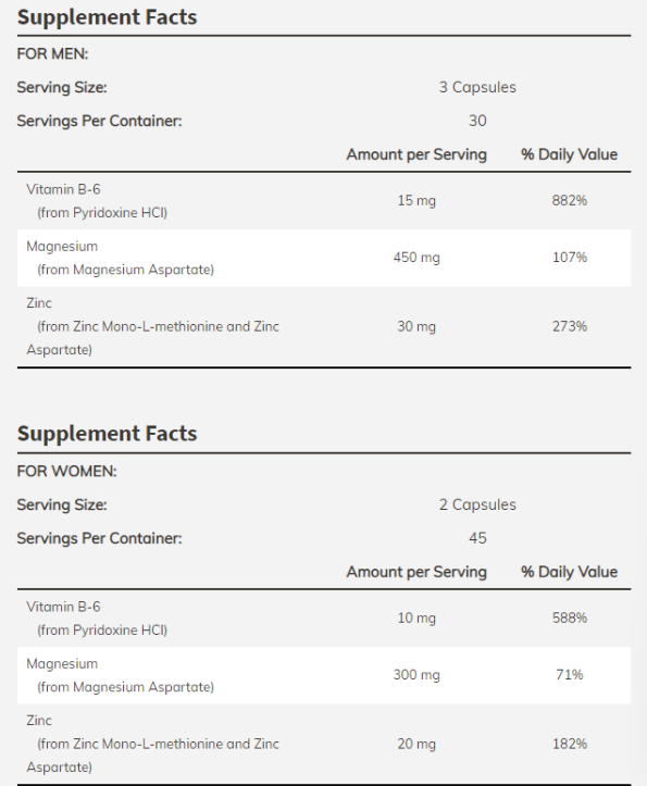 NOW ZMA Sports Recovery-factsheets