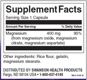 Swanson Triple Magnesium Complex 400 mg-factsheets