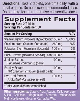 Natrol Water Pill-factsheets